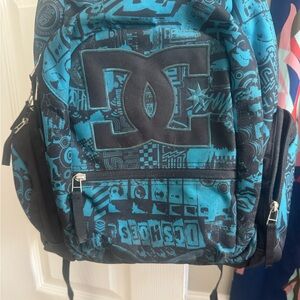 DC Men's Backpack in Black and Teal